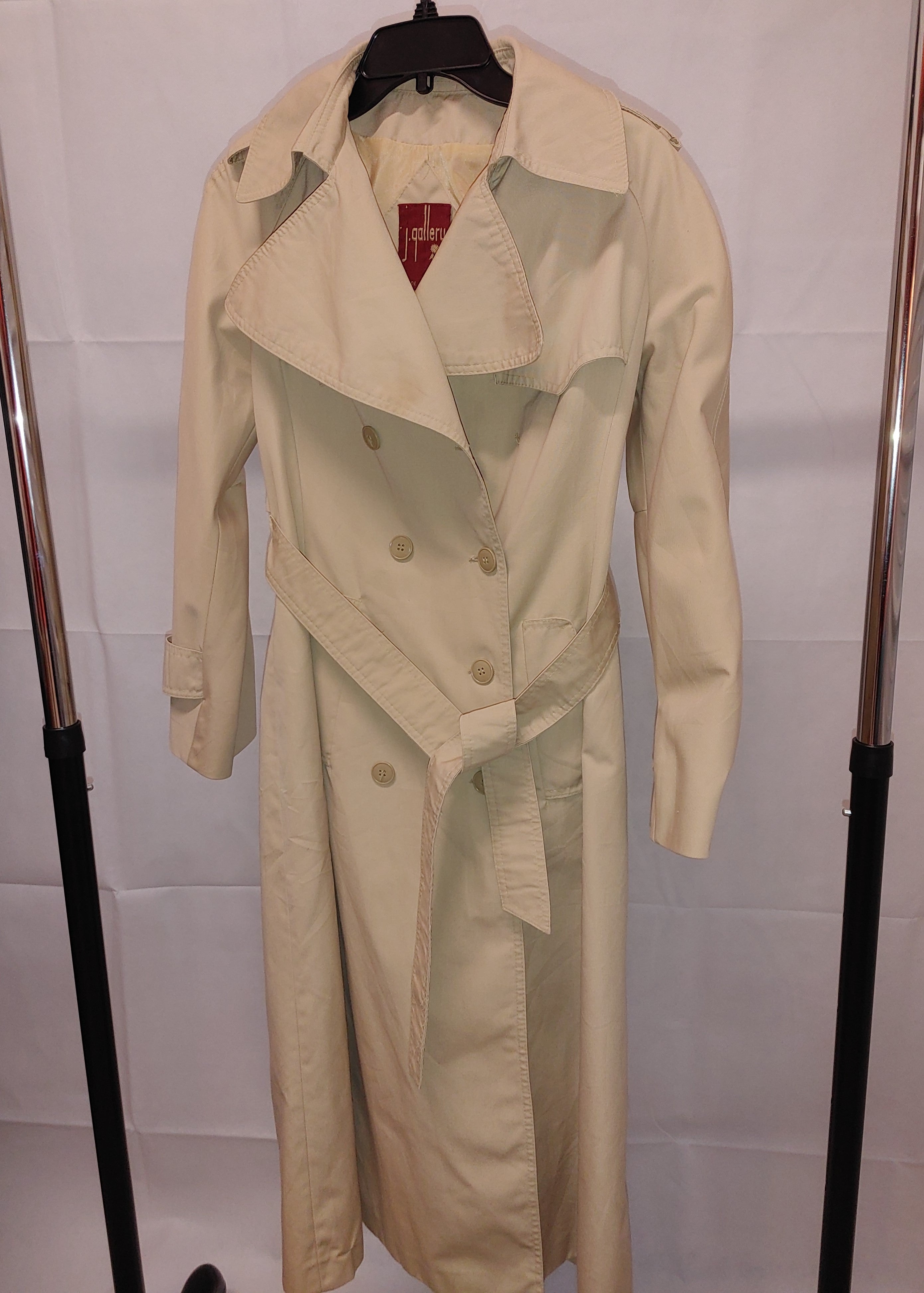 J gallery trench on sale coat