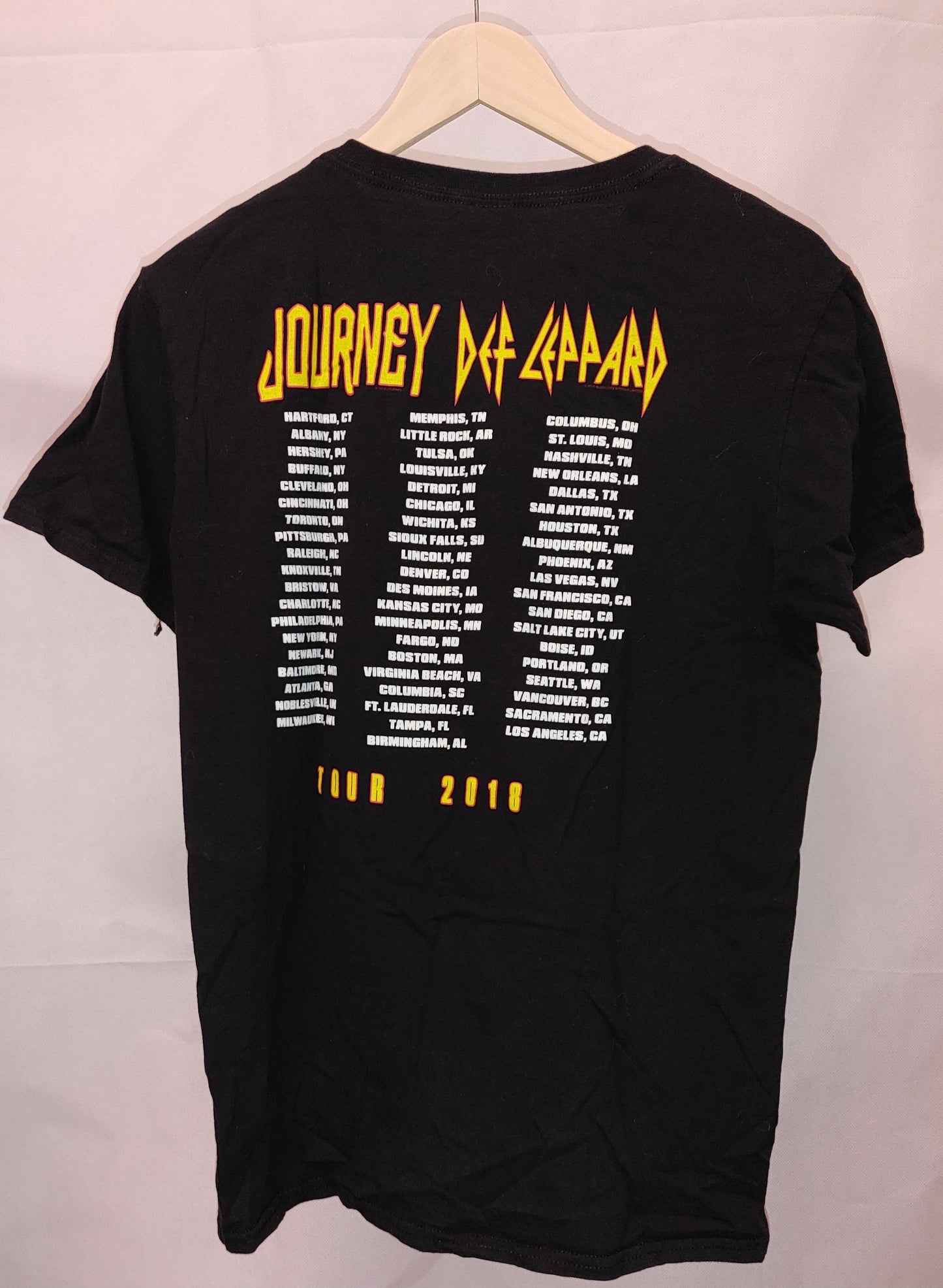 Journey Def Leppard 2018 Tour Shirt