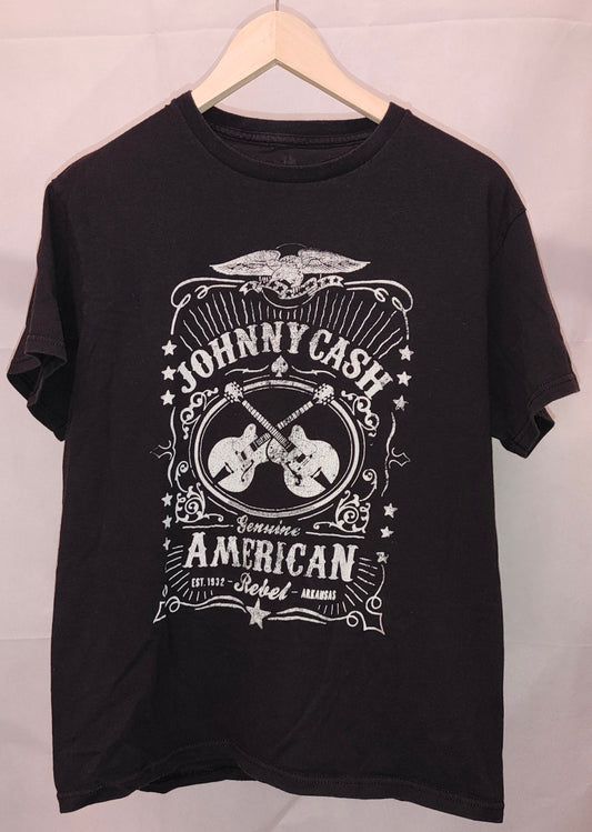 Johnny Cash American Rebel Black Shirt