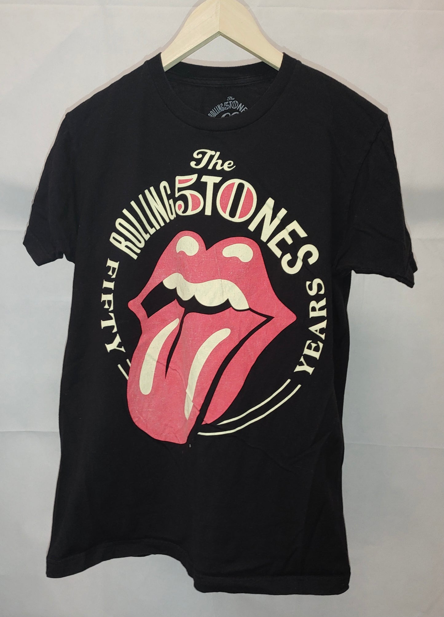 The Rolling Stones 50th Year Anniversary Tour Black Shirt