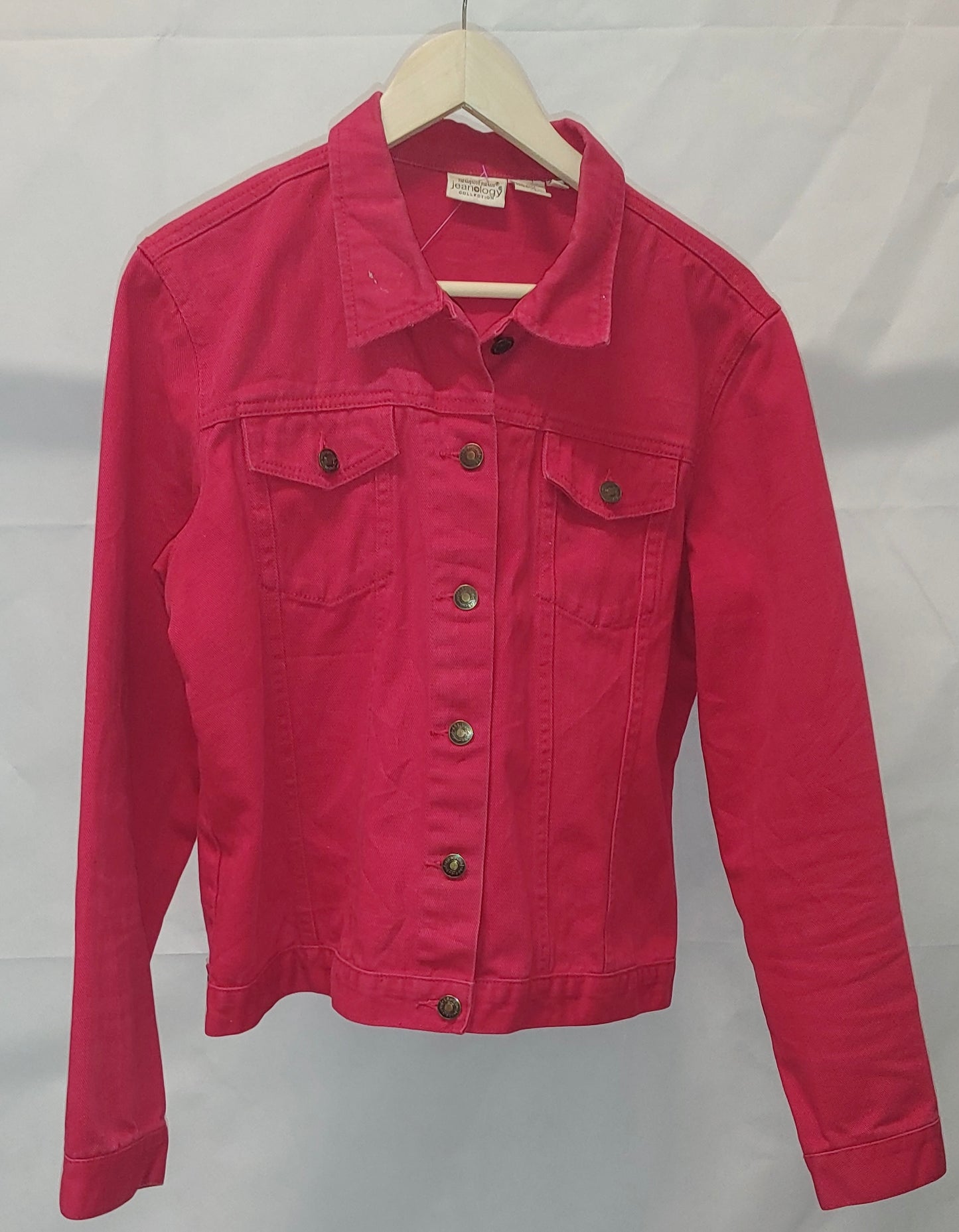 Jeanology Red Denim Jacket