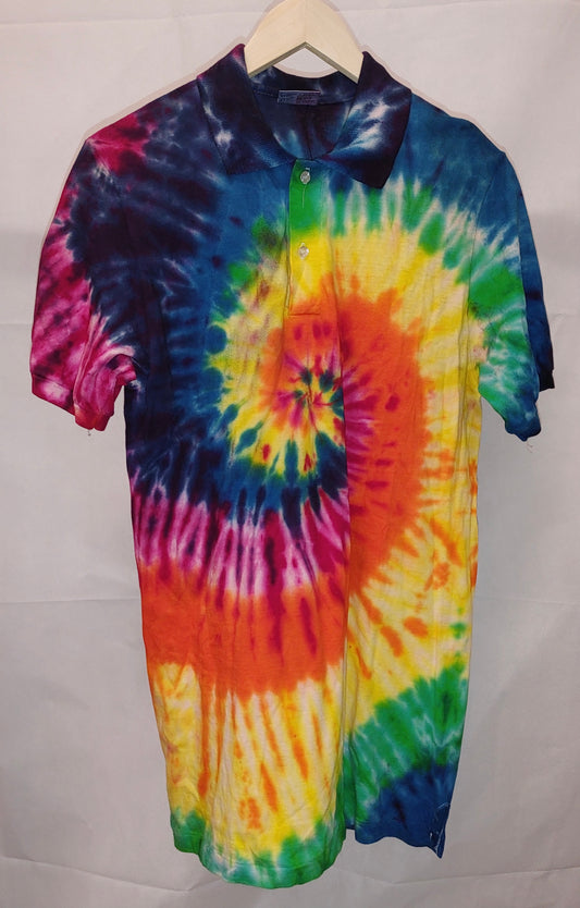 Stedman Tie Dye Polo Style Shirt